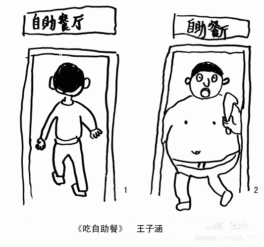 我校举行"告别不文明行为"主题漫画创作活动
